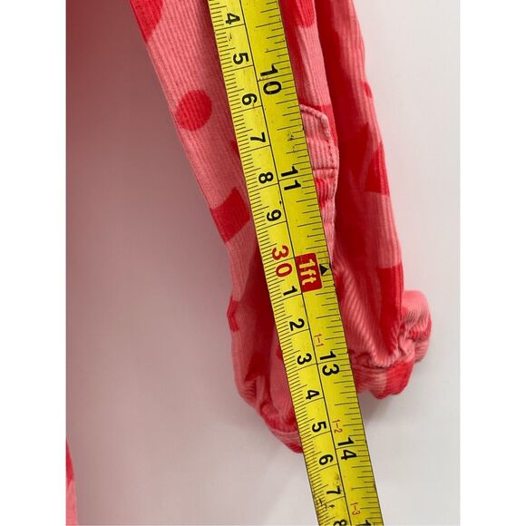 Hanna Andersson Kids Girls Dress Size 16 Pink Floral Corduroy 3/4 Sleeve - Picture 8 of 13